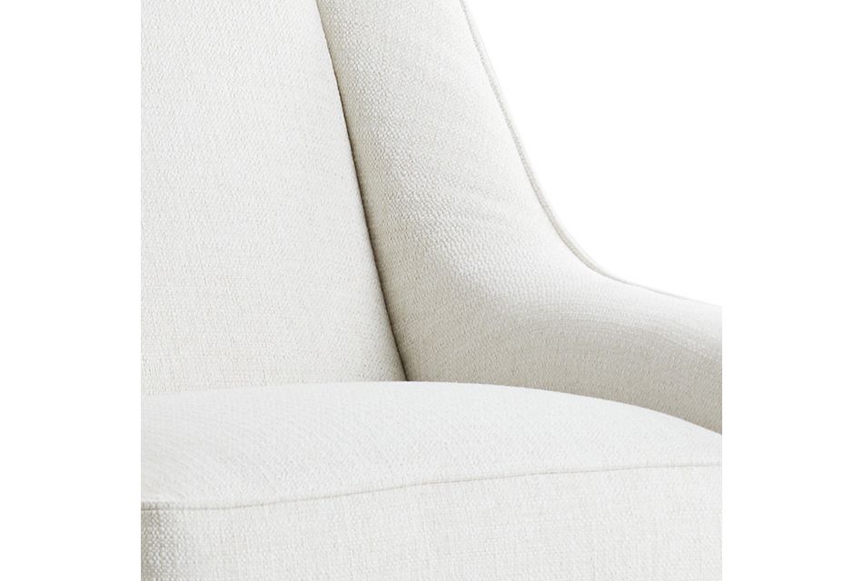 Austin White Fabric Swivel Rocker Glider